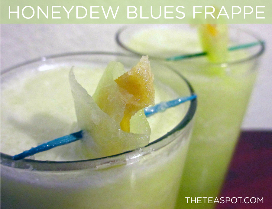 Honeydew Blues Frappes by The Tea Spot. Mmmm!