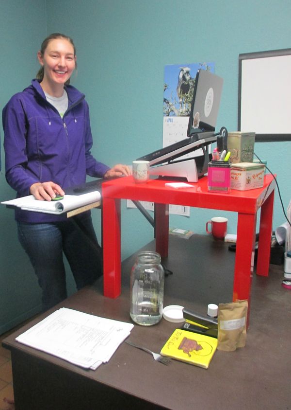 How We Built Custom Standing Desks for under 50 The Tea Spot Blog